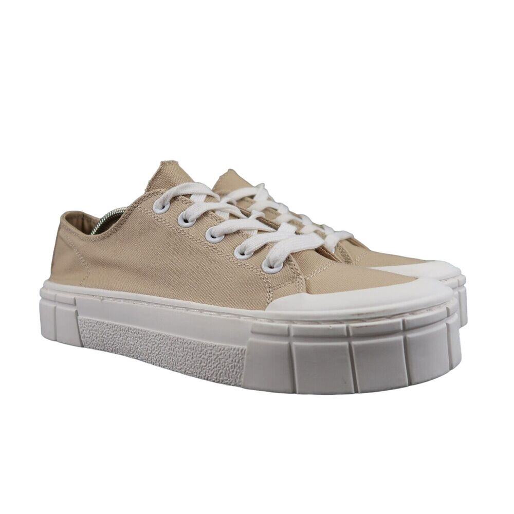 Mad Love Shoes Womens 11 Sneaker Fashion Platform Khaki Lifestyle Classic Casual